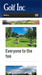 Mobile Screenshot of golfincmagazine.com